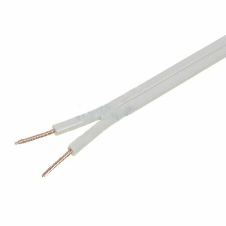 AMERICAN IMAGINATIONS 2952.76 in. Cylindrical White Indoor Flat Wire in 300V AI-37658